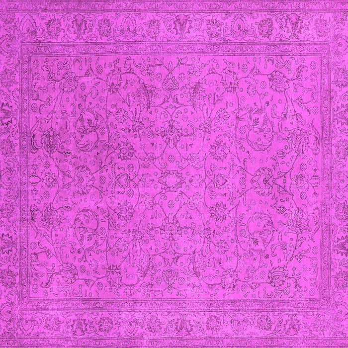 Square Oriental Pink Industrial Rug, urb2163pnk