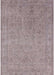 Mid-Century Modern Silver Pink Oriental Rug, urb2163