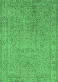 Oriental Emerald Green Industrial Rug, urb2163emgrn