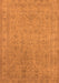 Oriental Orange Industrial Rug, urb2163org