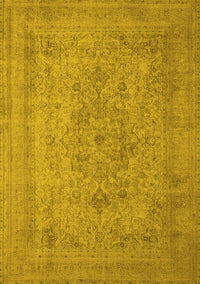 Oriental Yellow Industrial Rug, urb2164yw