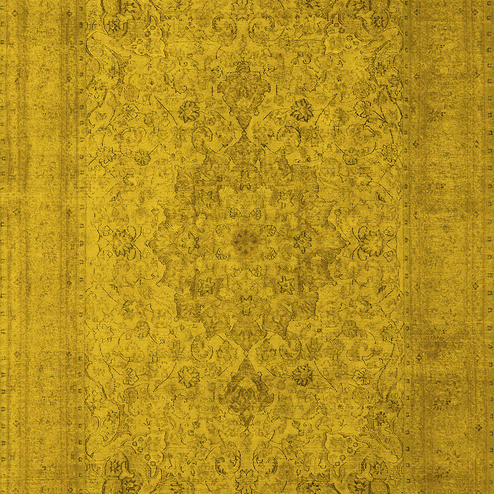 Oriental Yellow Industrial Rug, urb2164yw