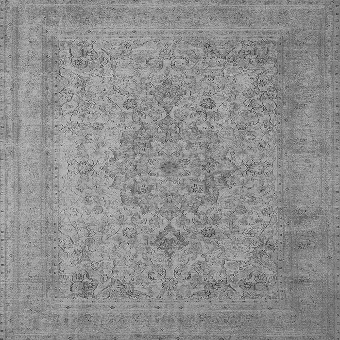 Square Oriental Gray Industrial Rug, urb2164gry