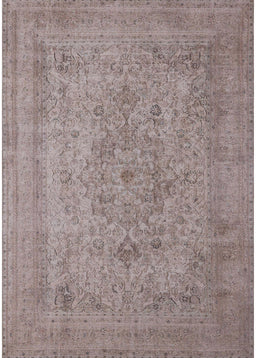 Mid-Century Modern Rose Purple Oriental Rug, urb2164