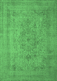 Oriental Emerald Green Industrial Rug, urb2164emgrn