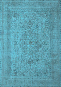 Oriental Light Blue Industrial Rug, urb2164lblu