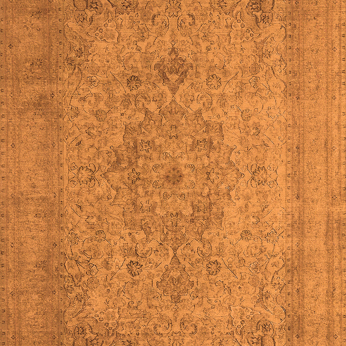 Oriental Orange Industrial Rug, urb2164org