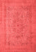 Oriental Red Industrial Area Rugs