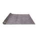 Sideview of Mid-Century Modern Dark Gray Oriental Rug, urb2165