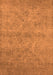 Oriental Orange Industrial Rug, urb2165org