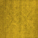 Square Oriental Yellow Industrial Rug, urb2165yw