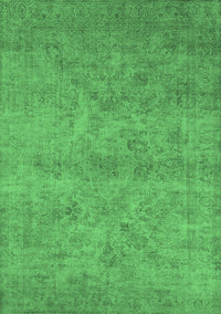 Oriental Emerald Green Industrial Rug, urb2165emgrn