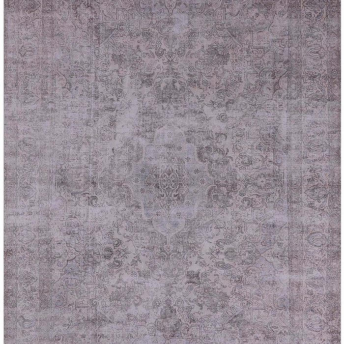 Mid-Century Modern Dark Gray Oriental Rug, urb2165