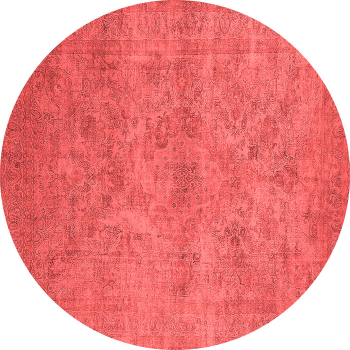 Machine Washable Oriental Red Industrial Rug, wshurb2165red