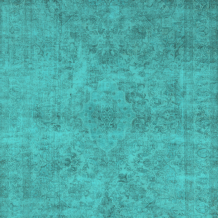 Oriental Turquoise Industrial Rug, urb2165turq