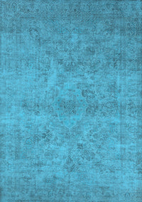 Oriental Light Blue Industrial Rug, urb2165lblu