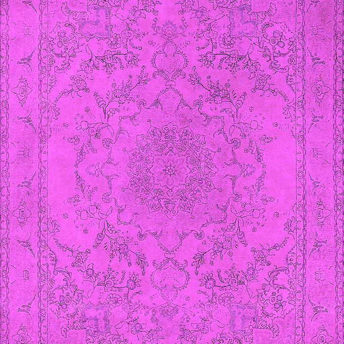 Machine Washable Oriental Pink Industrial Rug, wshurb2166pnk