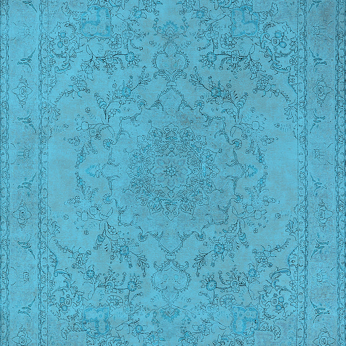 Oriental Light Blue Industrial Rug, urb2166lblu