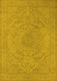 Oriental Yellow Industrial Rug, urb2166yw