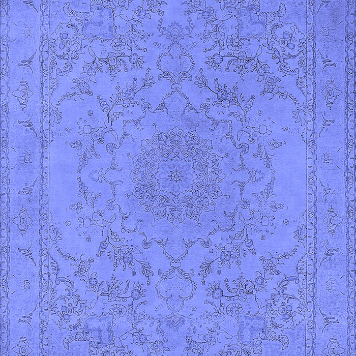 Oriental Blue Industrial Rug, urb2166blu