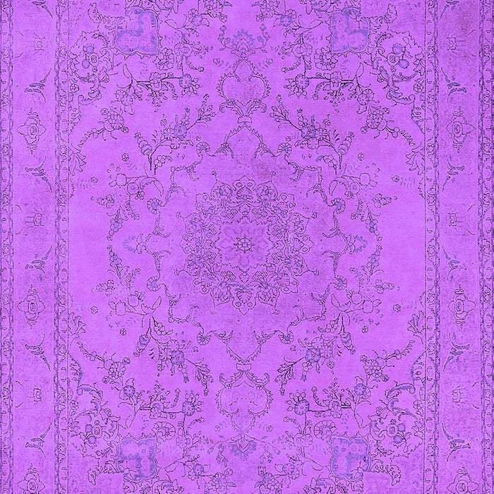 Machine Washable Oriental Purple Industrial Area Rugs, wshurb2166pur