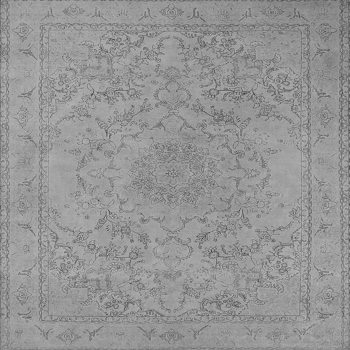 Square Oriental Gray Industrial Rug, urb2166gry