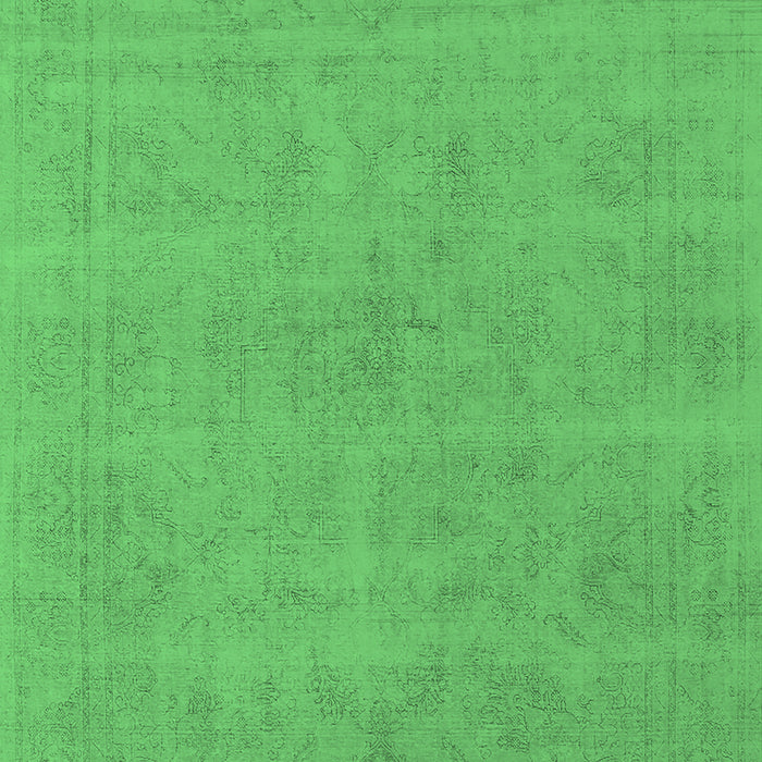 Oriental Emerald Green Industrial Rug, urb2167emgrn