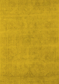 Oriental Yellow Industrial Rug, urb2167yw