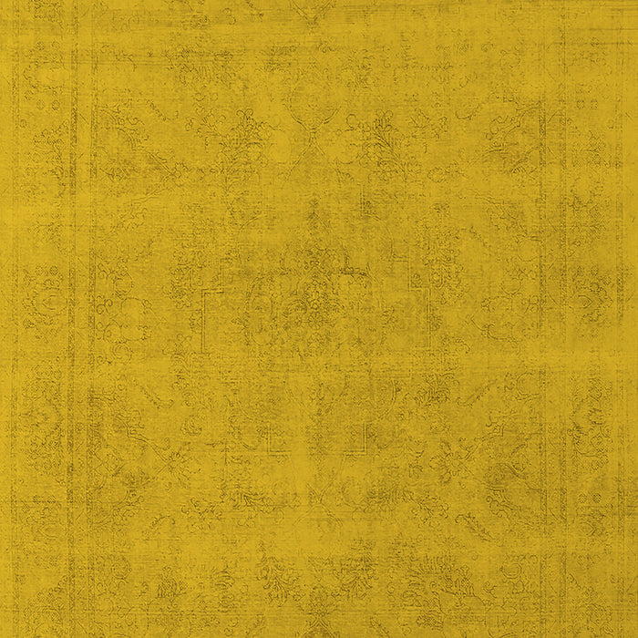 Oriental Yellow Industrial Rug, urb2167yw
