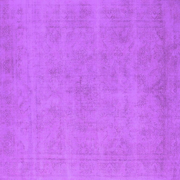 Square Oriental Purple Industrial Rug, urb2167pur