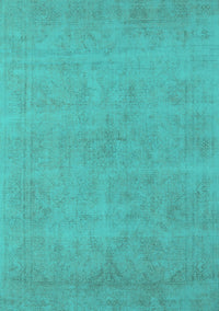 Oriental Turquoise Industrial Rug, urb2167turq