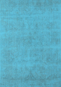 Oriental Light Blue Industrial Rug, urb2167lblu