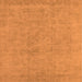 Square Oriental Orange Industrial Rug, urb2168org