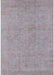 Mid-Century Modern Silver Pink Oriental Rug, urb2168