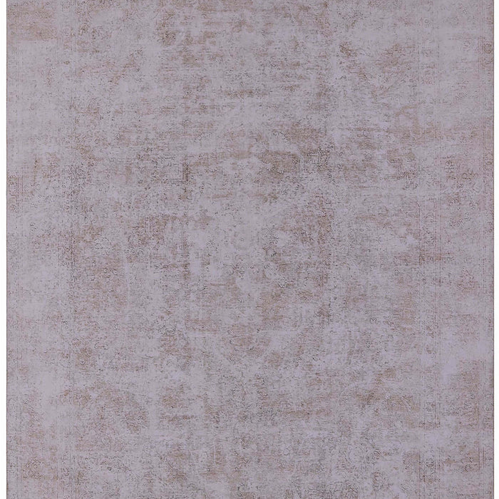 Mid-Century Modern Silver Pink Oriental Rug, urb2168