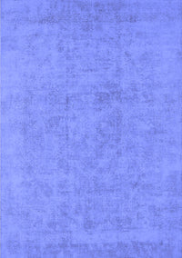 Oriental Blue Industrial Rug, urb2168blu