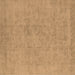 Square Oriental Brown Industrial Rug, urb2168brn