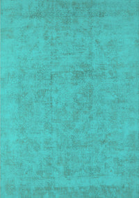 Oriental Turquoise Industrial Rug, urb2168turq