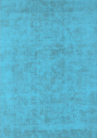 Oriental Light Blue Industrial Rug, urb2168lblu