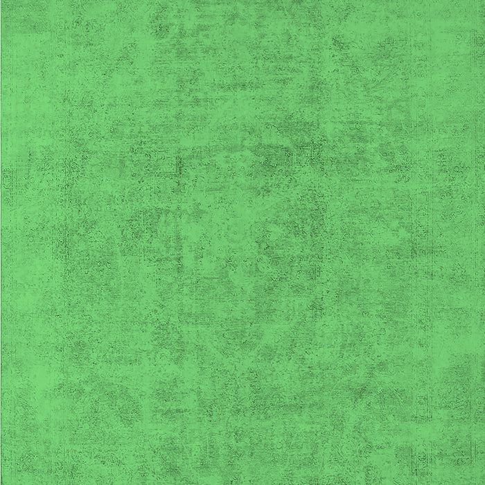 Machine Washable Oriental Emerald Green Industrial Area Rugs, wshurb2168emgrn