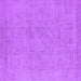 Square Oriental Purple Industrial Rug, urb2168pur