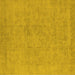 Square Oriental Yellow Industrial Rug, urb2168yw