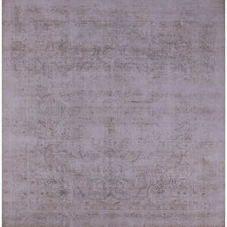 Square Machine Washable Industrial Modern Dark Gray Rug, wshurb2169