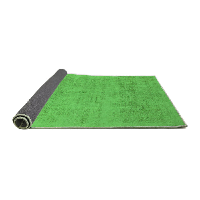Sideview of Oriental Green Industrial Rug, urb2169grn