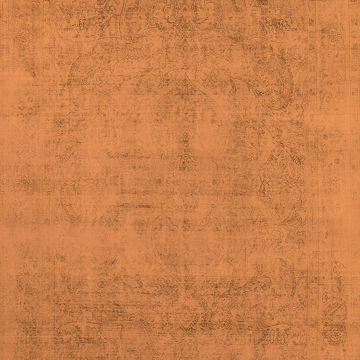 Oriental Orange Industrial Rug, urb2169org