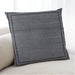 Lifestyle Image of Mid-Century Modern Urban Square Silver Gray Throw Pillow, 18 inch by 18 inch, pwurb216