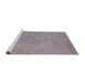 Sideview of Machine Washable Industrial Modern Rosy Pink Rug, wshurb2170