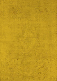 Oriental Yellow Industrial Rug, urb2171yw