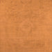 Square Oriental Orange Industrial Rug, urb2171org