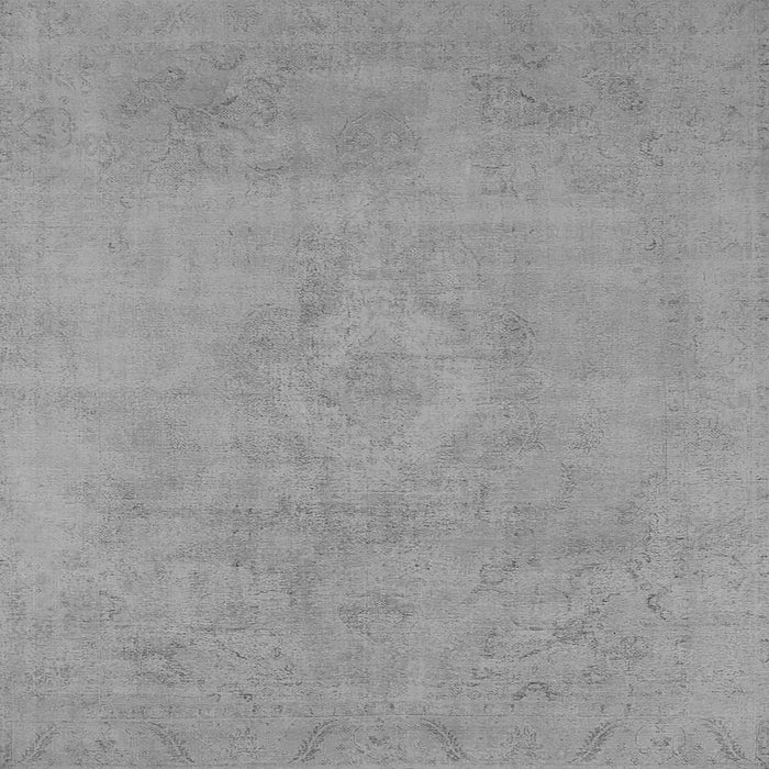 Square Oriental Gray Industrial Rug, urb2171gry